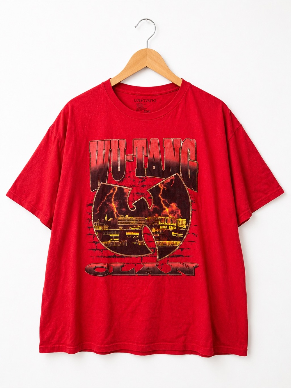 Wu-Tang Red Graphic Short Sleeve Tee - Men